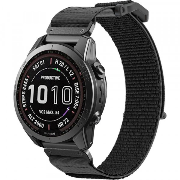  Ремінець Tech-Protect Scout для Garmin Fenix 5 | 6 | 6 Pro | 7 Black (9319456605525)